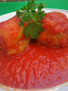 Töltött paprika bulgurral, petrezselyemzölddel recept fotója