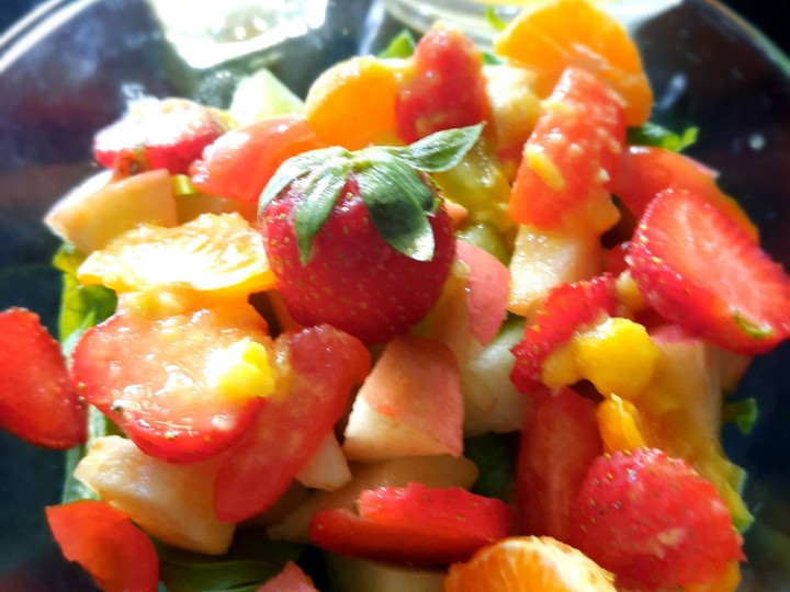 Resep Fruit and vegetable salad with Japanese dressing Anti Gagal