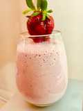 BATIDO DE 🍓FRUTILLAS🍓/🍶LECHE🥛🍓Y 🌾AVENA🌾 🍓🥛🍓🍶🌾🍓🥛