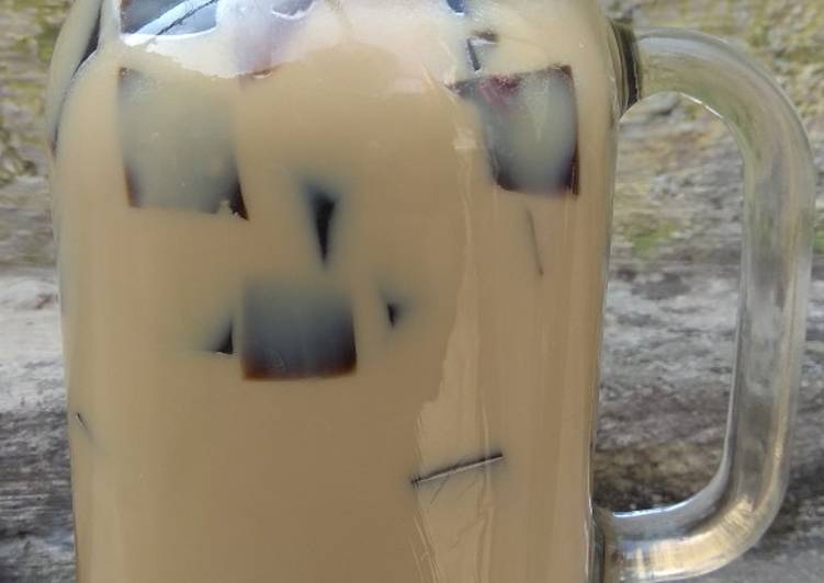 makanan 30#- es cappucino cincau yang Menggugah Selera