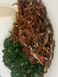 A picture of Fried Omena.