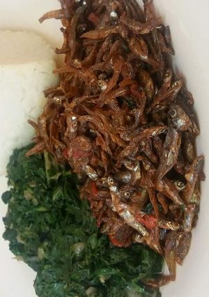 A picture of Fried Omena.