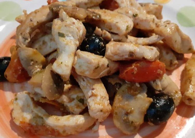 How to Prepare Any-night-of-the-week Straccetti di pollo quattro sapori