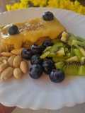 Lemonie (brownie de limón) sin gluten ni mantequilla