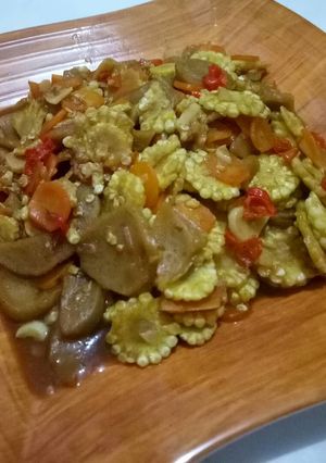 Foto resep Tumis putren dan baso