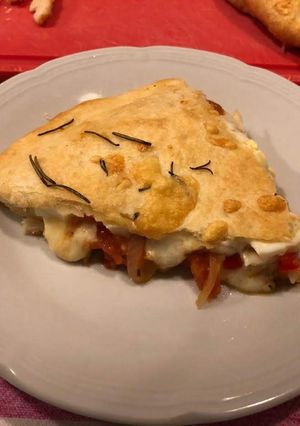 Una foto de Focaccia rellena a mi manera