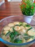 Sup Tofu Enoki Brokoli Kuah Bening Gurih 🍲✨
