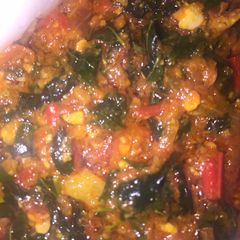 A picture of Moringa stew.