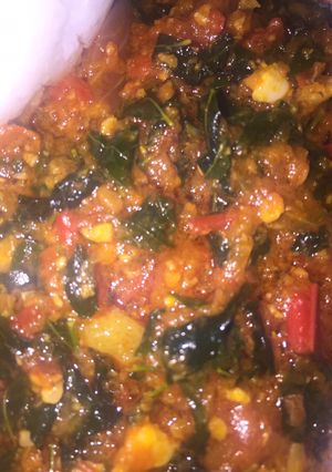 A picture of Moringa stew.