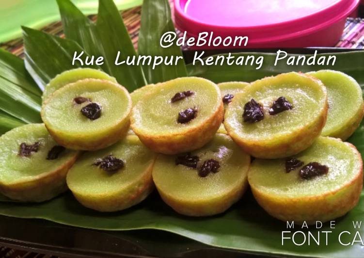 Bumbu 83. Kue Lumpur Kentang Pandan | Cara Bikin 83. Kue Lumpur Kentang Pandan Yang Enak Banget