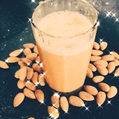 Orange Badam shake A picture of Orange Badam shake.
