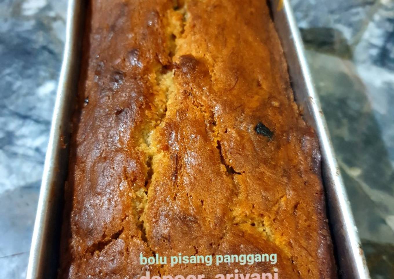 Bolu pisang panggang kismis