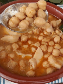 Una foto de Garbanzos con choco
