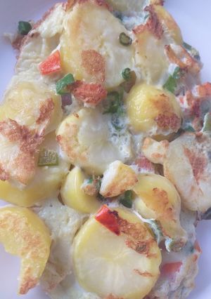 A picture of Potato omelette.