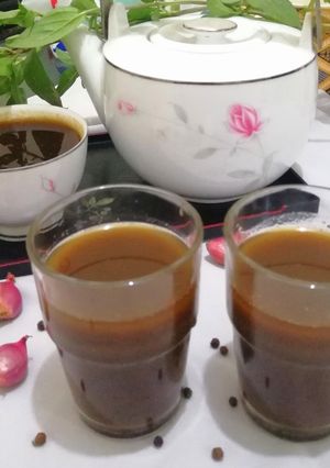 A picture of Chukku kappi (Herbal coffee).