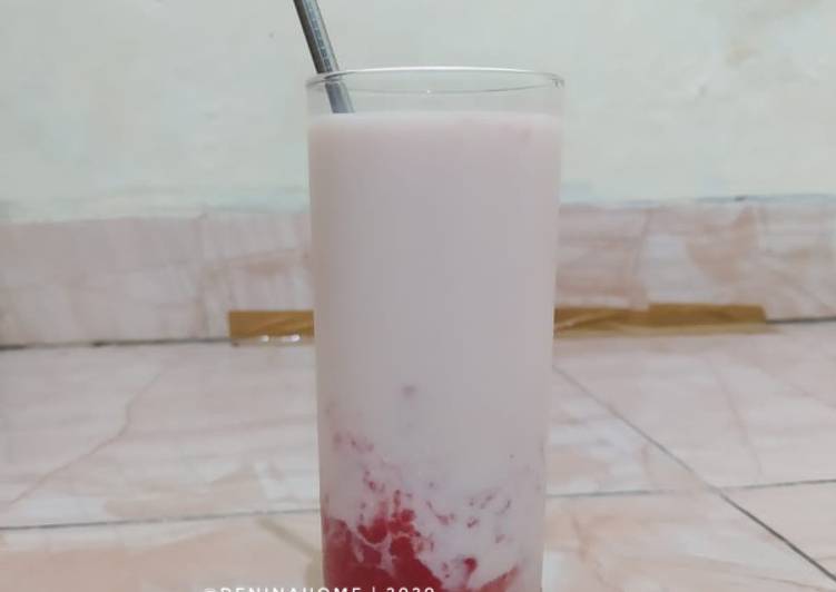 Resep Indonesian watermelon milk by:DeninaHome, Menggugah Selera