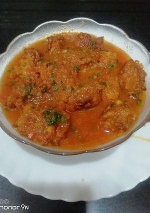 A picture of Lauki Kofta.