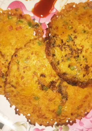 ভেজিটেবল চিলা(vegetable chilla recipe in Bengali) রেসিপির প্রধান ছবি