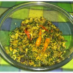 A picture of Palak thoran.