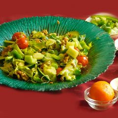 A picture of A salad to kill for.