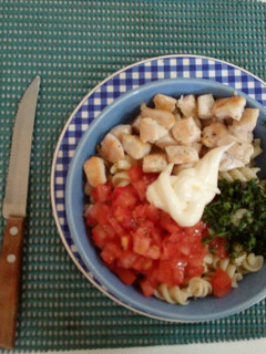 Una foto de Ensalada de fideos