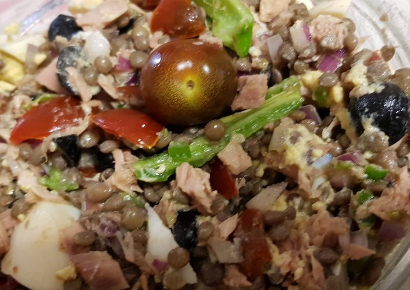 Ensalada de lentejas