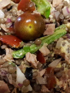 Una foto de Ensalada de lentejas