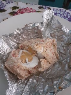Foto resep Botok tahu kornet telur asin
