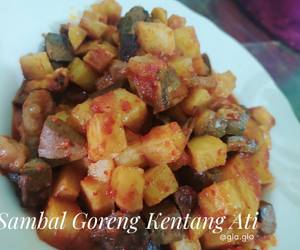 Cara Menyajikan Sambal Goreng Kentang Ati Praktis Enak