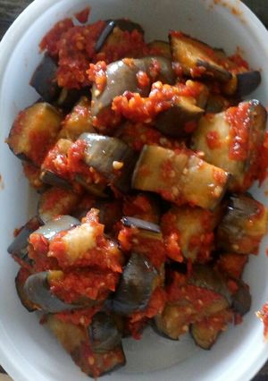 Foto resep Balado terong ungu