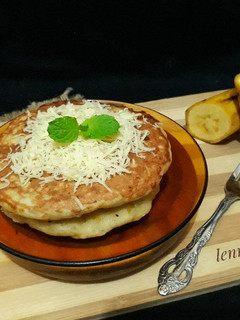 Foto resep Pancake pisang keju no egg