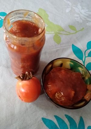 Una foto de Mermelada de caqui