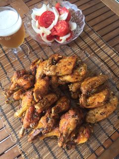 Una foto de Alitas de pollo al horno