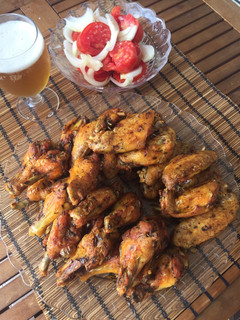 Una foto de Alitas de pollo al horno