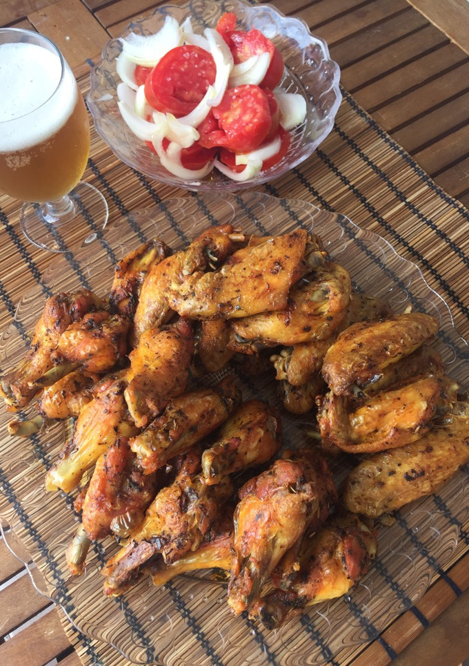 Una foto de Alitas de pollo al horno