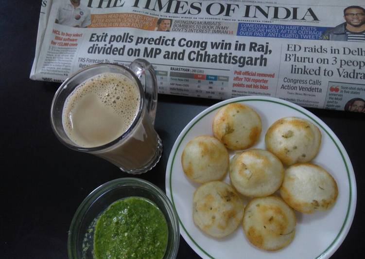 Appam with hot coffee