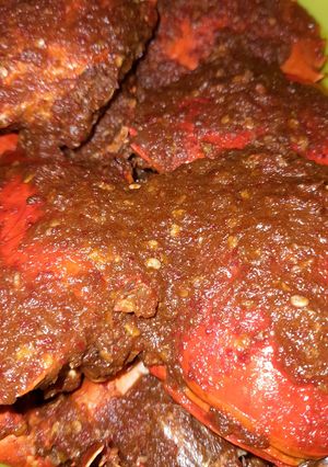 Foto resep Seafood Saos Padang (Kepiting & udang)