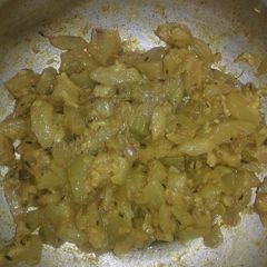 A picture of Peetha ki sabji.