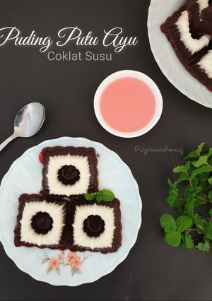 Foto resep Puding Putu Ayu Coklat Susu
