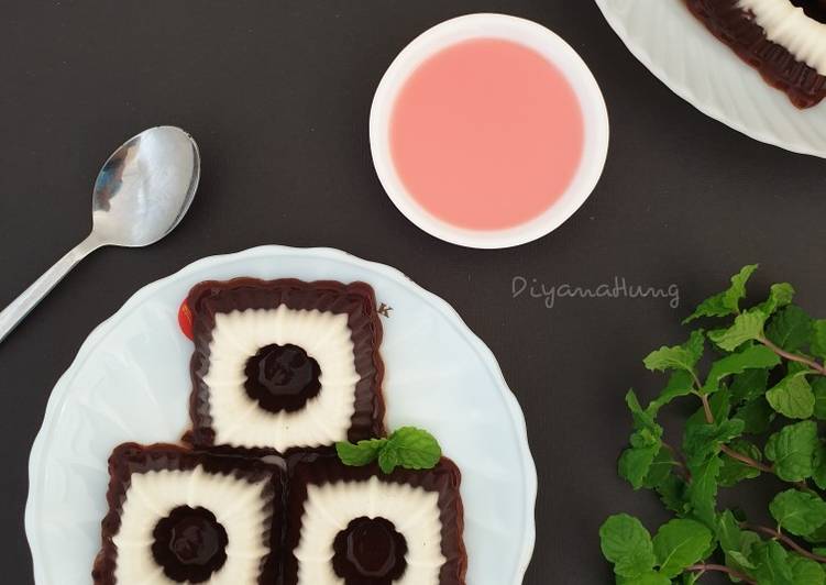 Puding Putu Ayu Coklat Susu