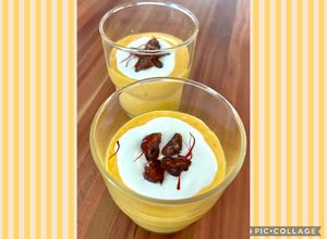 Foto di 228 • Frullato di mango, cardamomo e zafferano 🥭🥭🥭