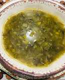 Sopa de repollo y puerro de Patricia