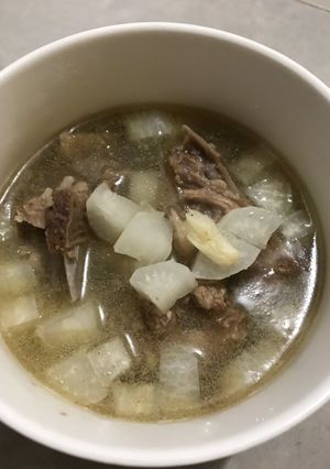 Foto resep Sup baikut lobak