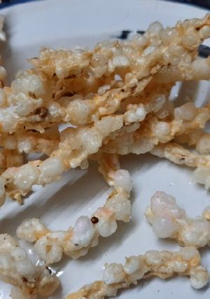 A picture of Potato sabudana chakri.