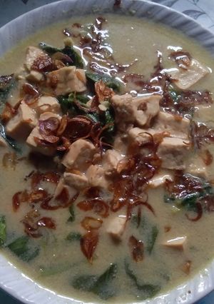 Foto resep Tahu cesin kuah santan