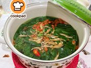 Gambar sayur bayam minyak bijan