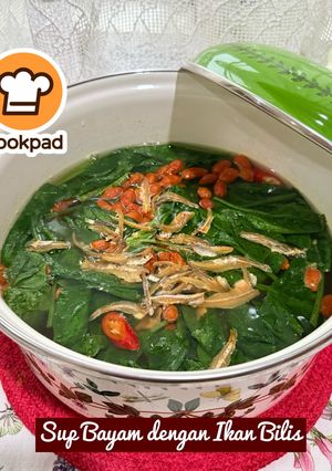 Gambar 👩‍🍳Sup Bayam Dengan Bilis Rangup