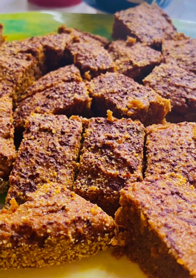 Una foto de Torta de mandarina sana, vegana y fácil🍊