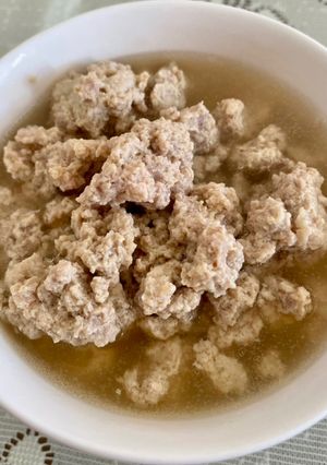 肉鹹（台語發音）-豬絞肉湯 的食譜成品照片