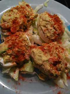 Una foto de Huevos rellenos